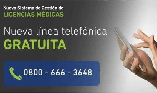 Licencias Médicas: nueva línea telefónica gratuita