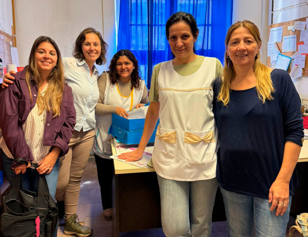 SAE – Recorrida por el Programa Alimentario Escolar junto a las consejeras María Cecilia Santaliz y Norma Pura, y la Lic. en Nutrición de la Provincia de Buenos Aires, Julieta Rota
