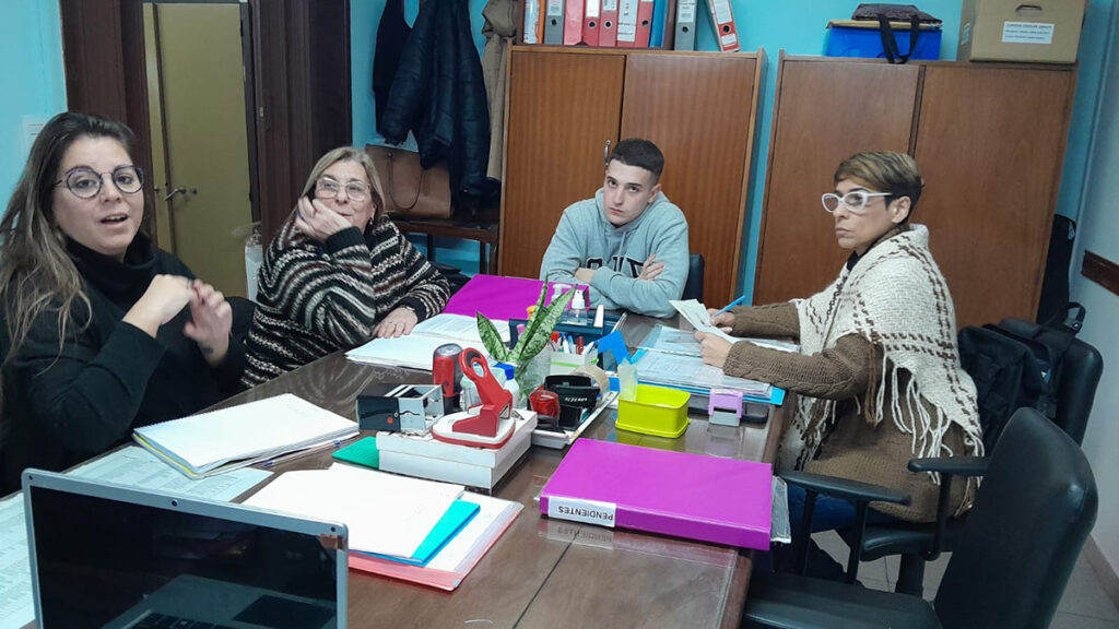 Reunión con la nutricionista por el nuevo menú